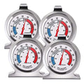 4PACK Refrigerator Thermometer -30-30 deg C/-20-80 deg F, Classic Fridge Thermometer Large Dial with Red Indicator Thermometer for Freezer Refrigerator Cooler - size: 4 pack