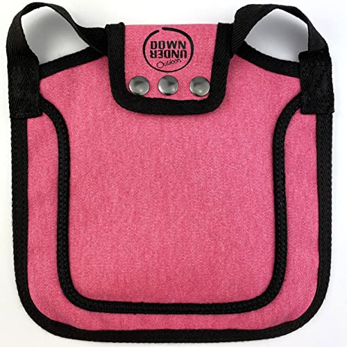 DOWN UNDER OUTDOORS Medium-Large Chicken Saddle Hen Apron Saver (Pink) | Adjustable Straps, Chicken Apron, Poultry Saver, Pet Supplies, Including Shoulder Cover, 14 oz Breathable Cotton Canvas - color: Pink
