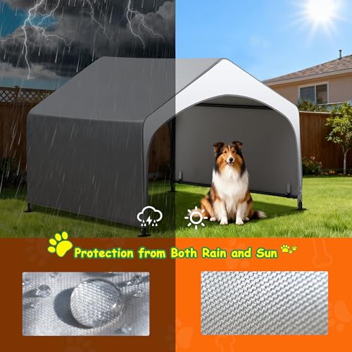 Outdoor Dog Tent Waterproof, Versatile Canopy Tent for Pets | 4'X4'X3.3' Dog Tent, Windproof & Waterproof, Easy To Clean, Spacious Rest Space Suitable For Pets