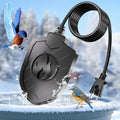 100W Bird Bath Heater, Birdbath Heaters for Outdoor Bird Bath Water Heater in Winter Submersible Thermostat Control, Heated Bird Bath Deicer for Outside Bird Chicken Poultry Livestock (Black) - color: Black