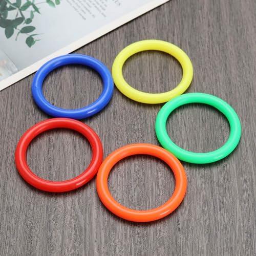 1 Set Wooden Bird Training Toys Parrot Training Colorful Stacking Rings Toy Educational Foraging Toy for Small to Medium Birds