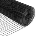 36'' x 50' 1/2inch Hardware Cloth 19 Gauge Black Vinyl Coated Welded Fence Mesh for Home and Garden Fence and Home Improvement Project - size: 36'' x 50'-19 Gauge