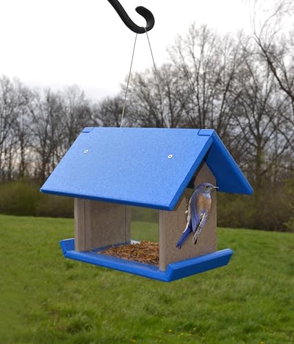 Mealworm Feeder Blue/Grey