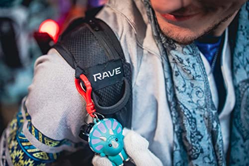 RAVERUNNER® Anti-Theft Hydration Backpack | Festival Approved Rave Backpack for Concert Goers, Leak-Free Festival Water Backpack for EDC, Rave Hydration Pack - color: Black