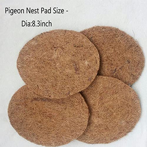 10Pcs Pigeon Nest Pads | Racing Pigeon Loft Supplies,Coconut Fiber Bird Breeding Egg Nests Bowls Mat for Finch Chicken Homer