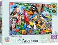 MasterPieces 100 Piece Jigsaw Puzzle for Kids - Audubon Spring Gathering-14"x19" - style: Audubon