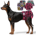Female Dog Diapers Reusable No Tail Hole Period Panties Washable Diapers Female for Docked-Tail Frenchie French Bulldog Boston Terrier Without Tail (2 Pack Regular+2 Pack Skirts) U-WWDQB02XL - size: XL(Waistline:26"-34")