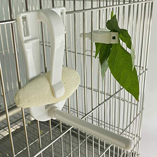 Bird Treat Holder Small Animal Fruit Vegetable Feeder Clips Food Cuttlebone Easy to Install Keeping Hands