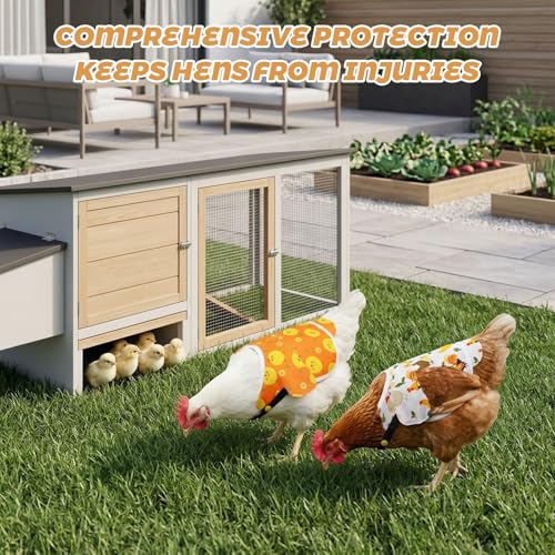 Chicken Saddle for Hens, Hen Saddle for Chickens, 2-Pack Poultry Protector with Oxford Fabric, Chicken Saddles for Protection, Chicken Saddle, Chicken Saddles for Hens Protection Gear