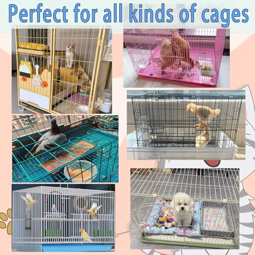 6pcs Set Bird Cage Cleaner Kit - Stainless Steel Poop Remover & Scraper Tool- Essential Bird Cage Accessories for Parakeet Items & Small Animal Cage Cleaning