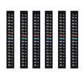 Brewing Thermometer Strip Adhesive Strip Aquarium Thermometer 6pcs | Fish Tank Thermometer, Temperature Test Strip Thermometer Sticker for Fish Tank/Kombucha/Fermentation Jar 39 to 97℉/4 to 36℃ - size: 6 Pack