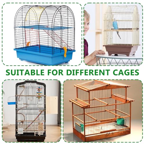 Large Bird Cage Mat, 46x60 Inch Under Pet Cage Mat for Bird Cages, Liner for Under Dog Crate cages, Reptile Aquariums, Waterproof Felt Liner with Non-Slip Backing for Kennel Training, Floor Protector - size: 46x60 Inch