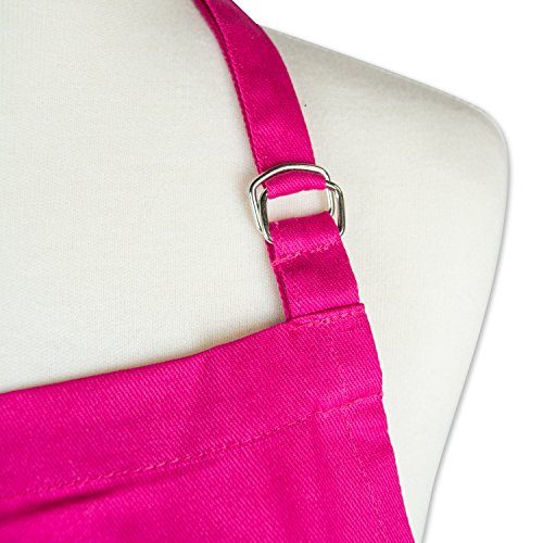 DII Everyday Basic Kitchen Collection - color: Neon Pink, size: Regular Size Chef Apron