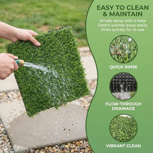14 Pcs Chicken Nesting Pads, 12 x 12 Inch Washable Nest Box Bedding | Artificial Grass Nesting Mats For Chicken Coops, Nest Boxes, Egg Laying Areas, Reusable, Washable And Easy To Clean
