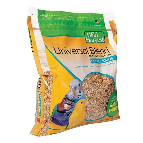 Wild Harvest Universal Blend For Small Birds 3 Pounds, Foritified Nutrition - size: 3 Pound (Pack of 1), style: Small Birds