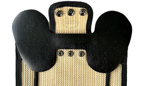 DOWN UNDER OUTDOORS Medium-Large Chicken Saddle Hen Apron Saver (Sand Mesh) | Adjustable Straps, Chicken Apron, Poultry Saver, Pet Supplies, Including Shoulder Cover, Breathable Cotton Canvas/Mesh - color: Sand Mesh
