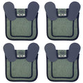 DOWN UNDER OUTDOORS 4 Pack Medium-Large Chicken Saddle, Hen Apron (Green) | Adjustable Straps, Chicken Apron, Poultry Saver, Pet Supplies, Including Shoulder Cover, 14 oz Breathable Cotton Canvas - color: green