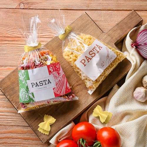 Genuine Fred SNACKARONI Pasta Bag Clips, Set of 4, Two Styles Farfalle and Rigatoni, Squeeze and Lock Bread Bag Clip, Spring-Loaded Clips, Fun Food Storage and Kitchen Accessories - style: SNACKARONI