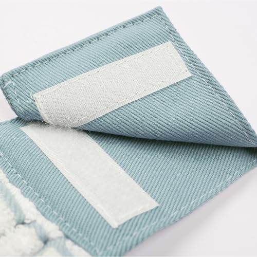 Ritz Premium 100% Cotton Solid and Multi Check Kitchen Tie Towel, Absorbent, Super Soft, and Fast Drying Hang Towel, Set of Two, Dew - color: Dew, size: Solid & Multi Check - 2 Piece