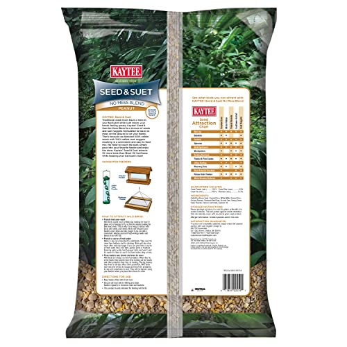 Kaytee Seed & Suet No Mess Peanut 10 Pounds - size: 10 Pound (Pack of 1)