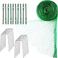 Boao Bird Netting for Garden Protect Fruit Vegetables Trees 13 x 32.8 ft Netting with Cable Tie and U Shaped Garden Peg Against Deer Squirrels Animals