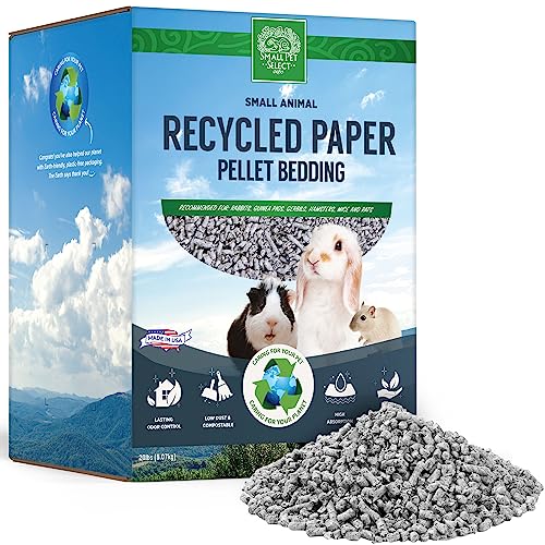 Small Pet Select Recycled Paper Pellet Bedding & Litter, Rabbits, 20 lb | Absorbent Odor Control, Low Dust, Eco-Friendly, For Guinea Pigs, Hamsters, Bunnies, Chinchillas & Small Pets - size: 20 LBS
