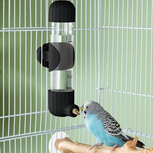 Bird Drinker Waterer Parrot Water Dispenser Auto Feeding Pet Drinking Bottle Hanging Cage Accessory for Cockatiel Conure Lovebird African Grey Macaw - color: 280ml