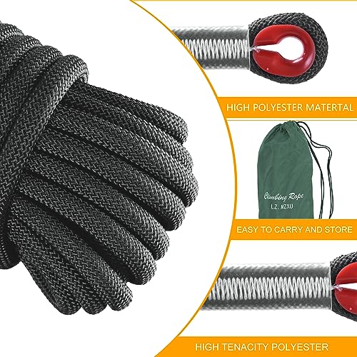 Climbing Rope, Rappelling Rope - color: Green, size: 32FT