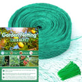 Unves 13 x 50 Ft Bird Netting for Garden, Heavy Duty Fruit Tree Netting | Garden Netting Protect Fruit Trees and Vegetable Plants Against Birds - color: Green, size: 13 x 50 Ft