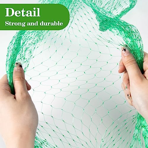 Sukh Bird Netting for Garden 13x33ft - Mesh Net for Garden Protection | Plastic Netting Cover for Trellis, Fence & Pond, Deer & Squirrel Proof for Fruit Tree Plant, Poultry Chicken Coop Cover