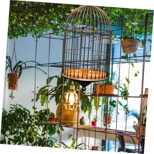 Toyvian Bird Cage Bottom Tray Waterproof Plastic Poop Tray for Birds Parrot Cage Accessories Replacement Litter Holder Compatible Birdcages - color: Light Brown