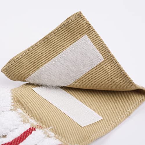 Ritz Premium 100% Cotton Solid and Multi Check Kitchen Tie Towel Absorbent, Super Soft, and Fast Drying Hang Towel, Set of Three, Biscotti - color: Biscotti, size: Solid & Multi Check - 3 Piece