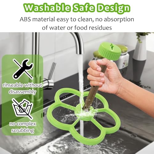 Washable Bird Spinning Perch Toy, with 1.8'' Washer Fit Most Cages | 360° Rotation Perch with Anti-Slip Texture, Sturdy Hanging Parakeet Cage Toy for 1-2 Birds Cockatiels Budgies Lovebirds - color: Green