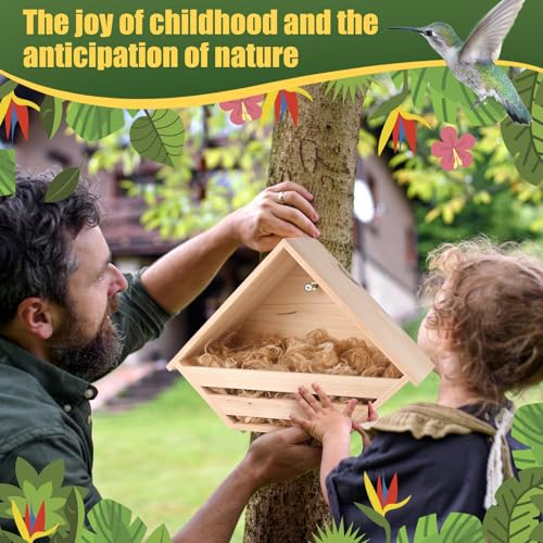 Cedar Dove Nesting Box Mourning Dove Nesting Box Bird Nesting Material Wooden Birdhouse Shelter for Bird Pigeon Nesting Roosting Platform Birdhouse Outdoors Garden Decoration