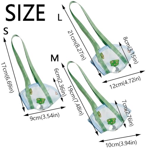 Parrot Carrier Bag, Guinea Pig Sleeping Bag, Parrot Outing Bag Bird Walking Rope Bird Travel Bag for Squirrel Small Pets(L) - color: L