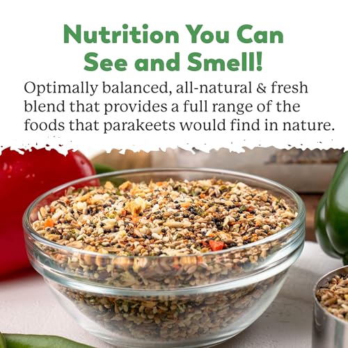 Dr. Harvey's Our Best Parakeet Food, Wholesome Seeds, Nuts, Fruits, and Vegetable Bird Feed for Budgies and Parakeets (4 Pounds/1.81 kg) | Seeds, Nuts, Fruits & Vegetables - Bird Feed for Budgies & Parakeets