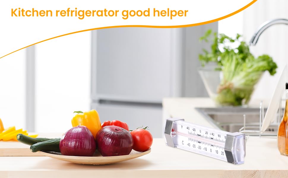 Fridge Refrigerator Freezer Thermometer, 12 Pack | 12-pack Thermometer material Plastics Stainless Steel Good quality Easy to install Cheap battery free easy food safe