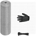 16in x 50Ft Hardware Cloth Hot-Dip Galvanized Welded Wire Mesh - Heavy Duty 3/4inch 23 Gauge Chicken Wire Fencing for Garden, Chicken Coop, Rabbit Cage, Rodent & Predator Protection - size: 16in x 50ft