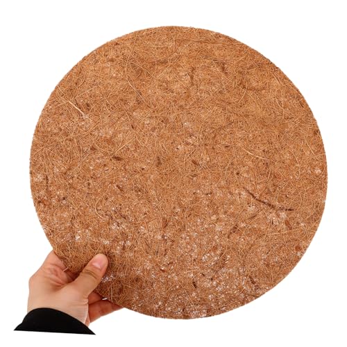 Outanaya 4pcs Natural Coconut Coir Nest Pads for Chicken Coop Breathable Hand-Made Mats for Animals Bed Comfortable Liner for Garden Use Collection Support Thick - size: 30.00X30.00X0.50CM
