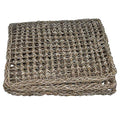 Super Bird Creations SB50004 Seagrass Mat for Cage Decor, Pet Enrichment and Boredom Relief - Versatile Toy-Making Base - Ideal for Parrots - Small to Large Birds & Reptiles - 10"x10" (3 Pack) - size: 10"x10" (3 Pack)