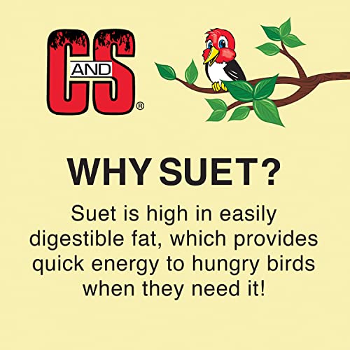 C&S Wild Bird Peanut Suet Nuggets Mega Box, 8 Pounds (Pack of 2) - size: 8 Pound (Pack of 2)