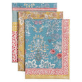 Maison d' Hermine Kitchen Towels Set of 3, 100% Cotton | Reusable, 27.50" x 20" - color: 001 - Marquise