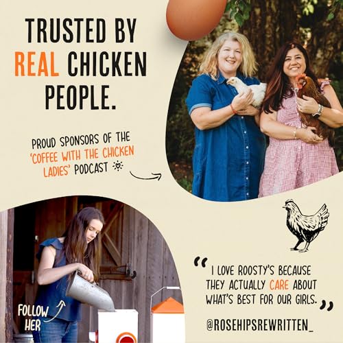 Roosty's Chicken Nesting Herbs Chili Mix, Coop Refresher, 16oz | Freshens Chicken Coops • USA Made • Chili Herb Blend • Supports Nesting Areas • Easy Coop Sprinkle