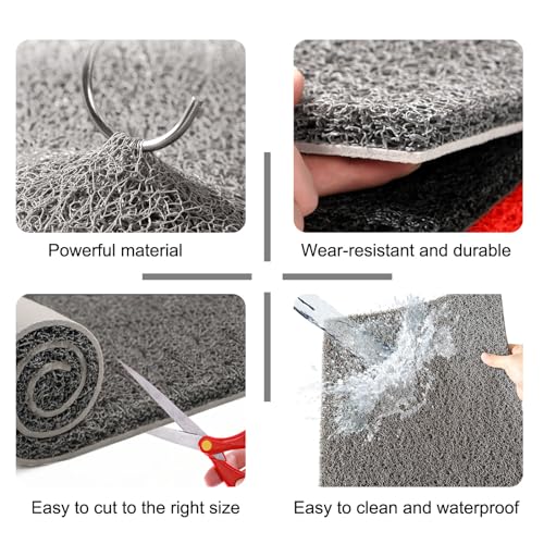 Washable Nesting Pads for Chicken Coop – 8 Pack 12x12 Inch Reusable Chicken Nesting Mats with 4 Fake Eggs, Easy Clean & Durable Laying Box Accessories for Hens (Gray) - color: Gray-8pcs