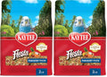 Kaytee Fiesta Parakeet Food,Nutritious and Fun Blend,Supports Skin,Feather,Digestion,Brain and Heart Health,2 pounds,(Pack of 2) - size: 2 Pound (Pack of 2)