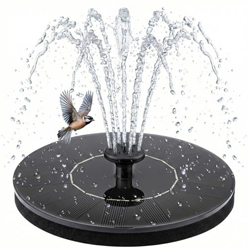 Solar Fountain, Floating Solar Water Pump for Bird Bath | 1.5W Water Fountain, No Battery or Electricity Needed, Easy to Use for Garden, Pond, Patio, Outdoor Decor - color: Floating Solar Fountain Pump