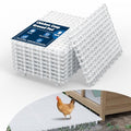 Chicken Coop Ground Pads, 9 Pack Chicken Coop Walking Pads Raise Above Ground Avoid Water and Moisture,Plastic Chicken Coop Mats Fits for Chicken Active or Eating Area,Chicken Coop Accessories