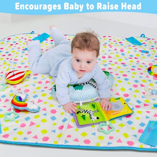 Dr.Rapeti Baby Play Mat, Baby Play Gym, Playmat & Floor Gyms with Ball Pit | 47x40inches Activity Gym Mat, Play Mat with Play Arch, Thick Non Toxic Playmats, Sensory Exploration Motor Skill Development - size: 47*40 Inch