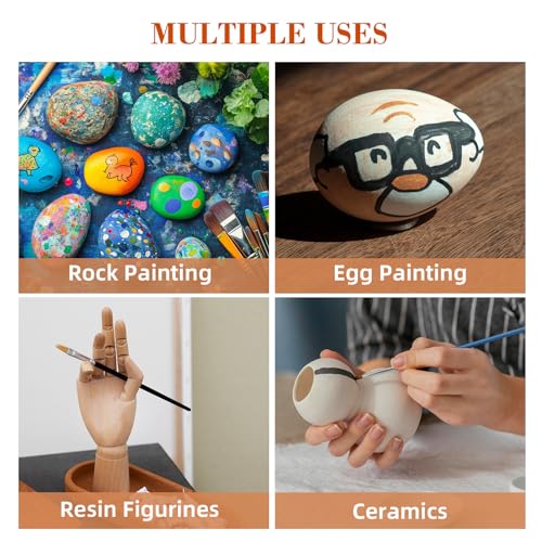 12 Pack Art Drying Rack, Paint Drying Rack | for Classroom, DIY Crafts Projects, Rock Painting and Egg Decoration
