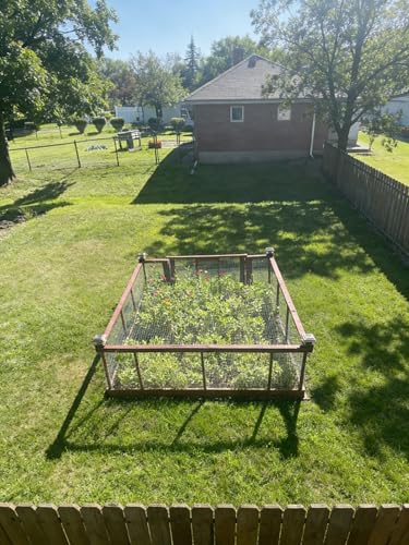 22GA Galvanized 12 in x 50 ft x 1/2 in Mesh Chicken Wire Hexagonal Poultry Netting for DIY Crafting, Pet Cages, Edge Fencing, Lawn Netting - size: 12"x50'-1/2" 22GA